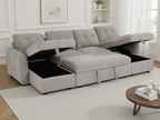 Moscow Sofabed Beige U Shape Corner