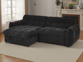 Florida Sofabed Black Universal Corner - The Sofa Bed Store