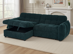 Florida Sofabed Teal Universal Corner - The Sofa Bed Store