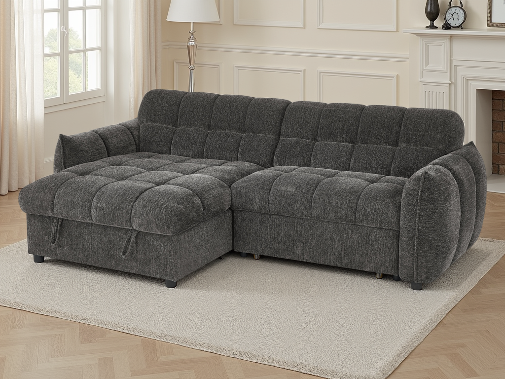 Florida Sofabed Grey Universal Corner