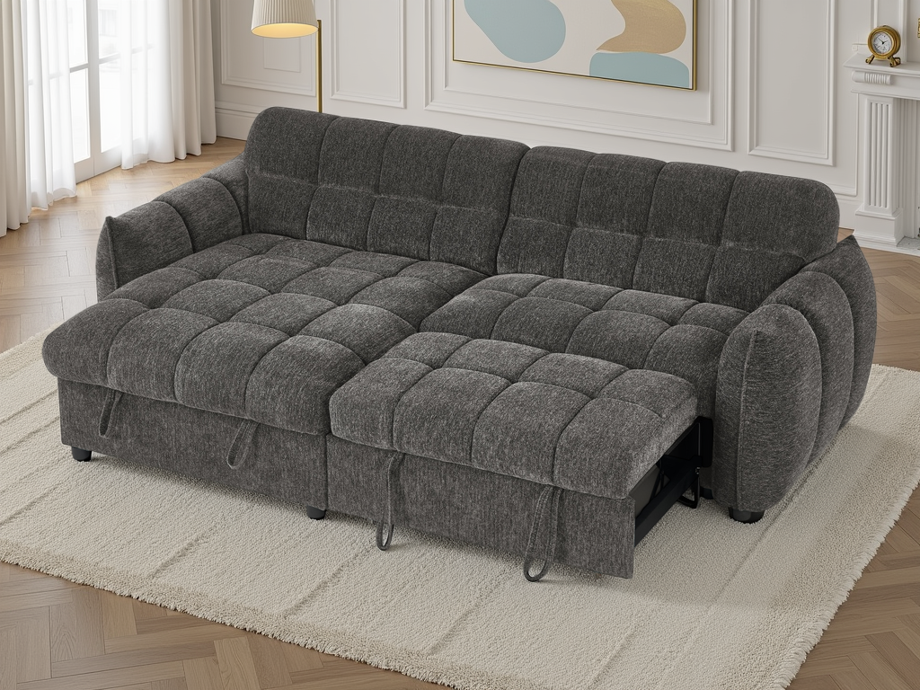 Florida Sofabed Grey Universal Corner