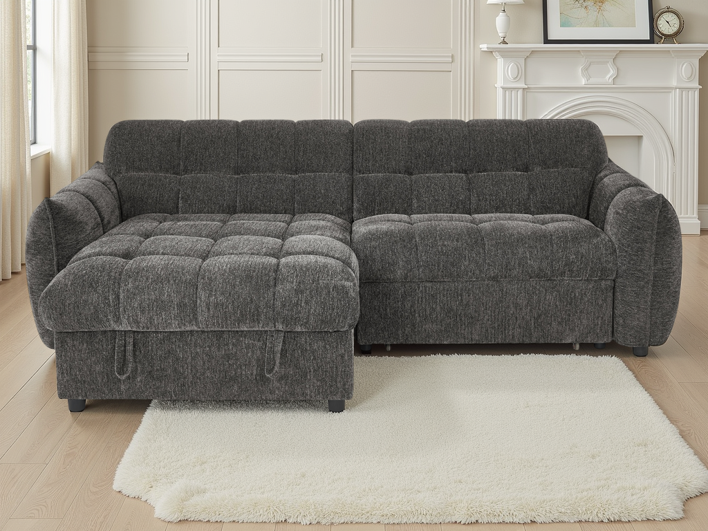 Florida Sofabed Grey Universal Corner - The Sofa Bed Store