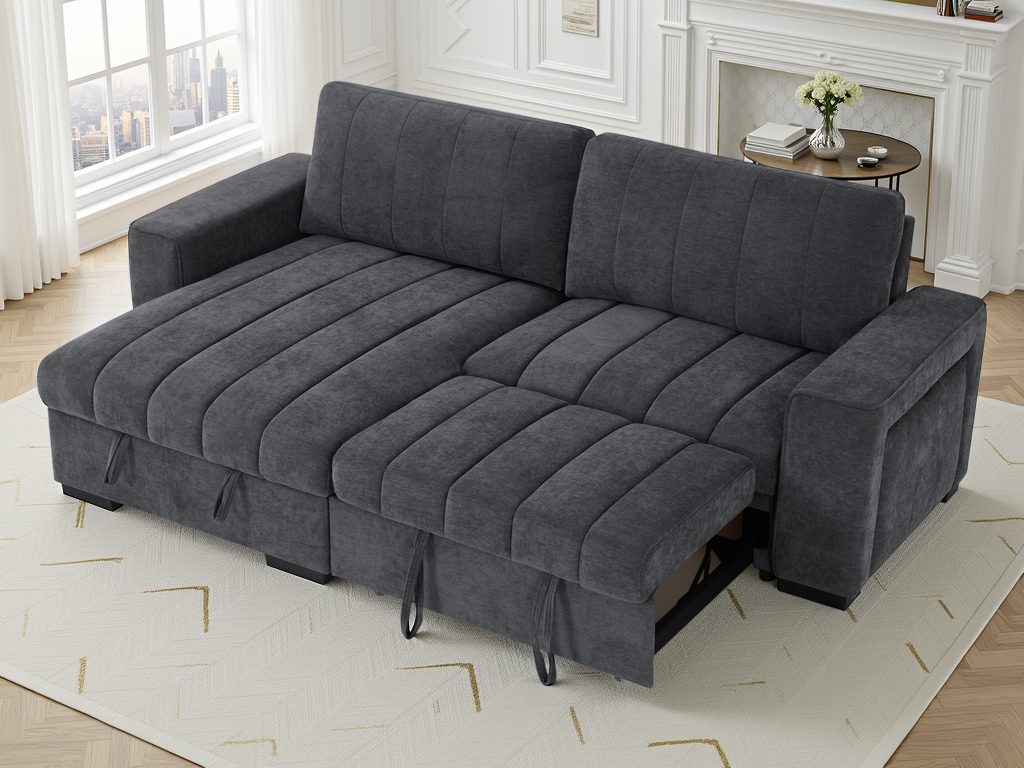 Franklin Sofabed Grey Universal Corner