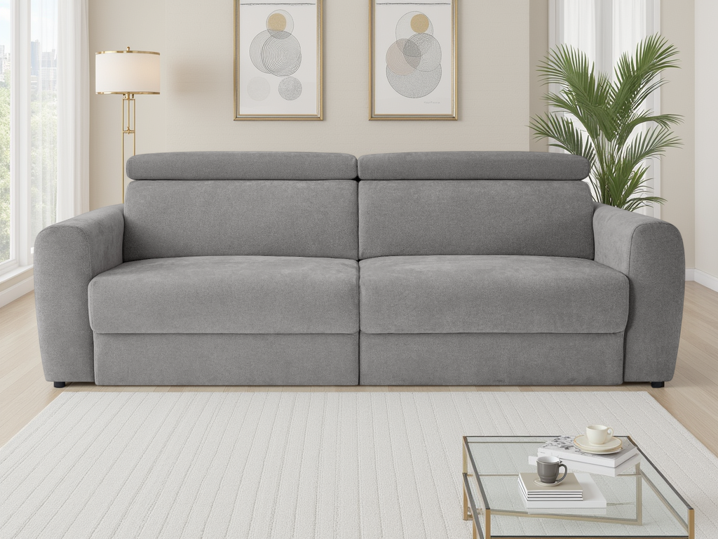 Dakota Electric Sofabed Grey 3 Seater