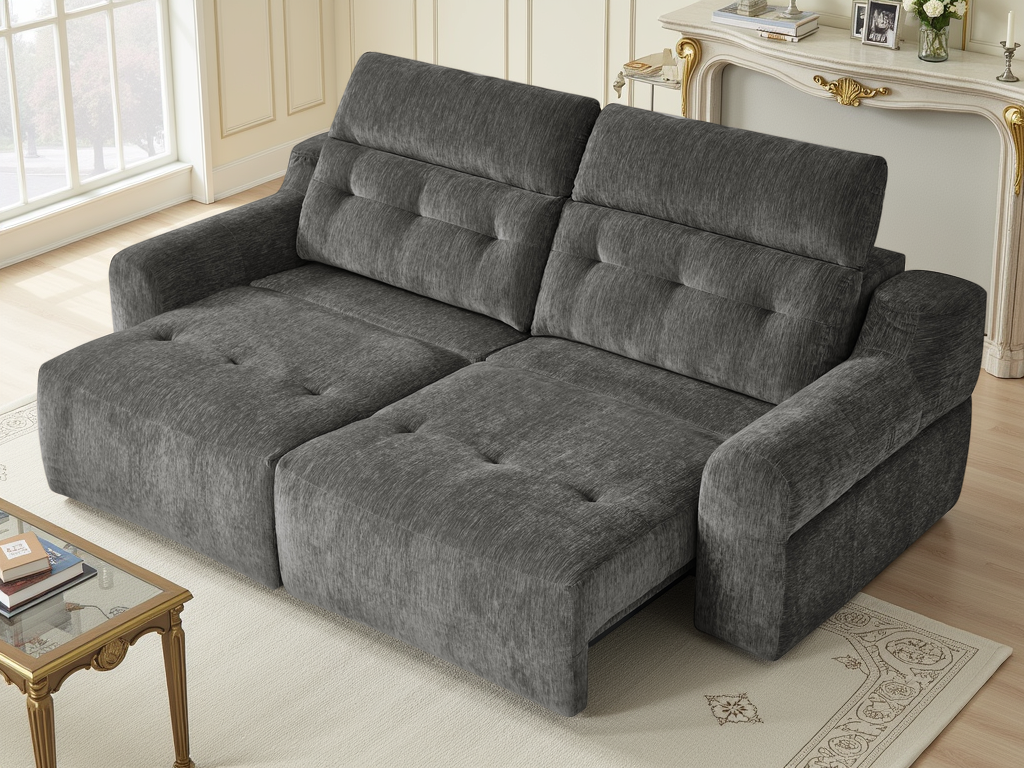 Harrison Electric Sofa Charcoal