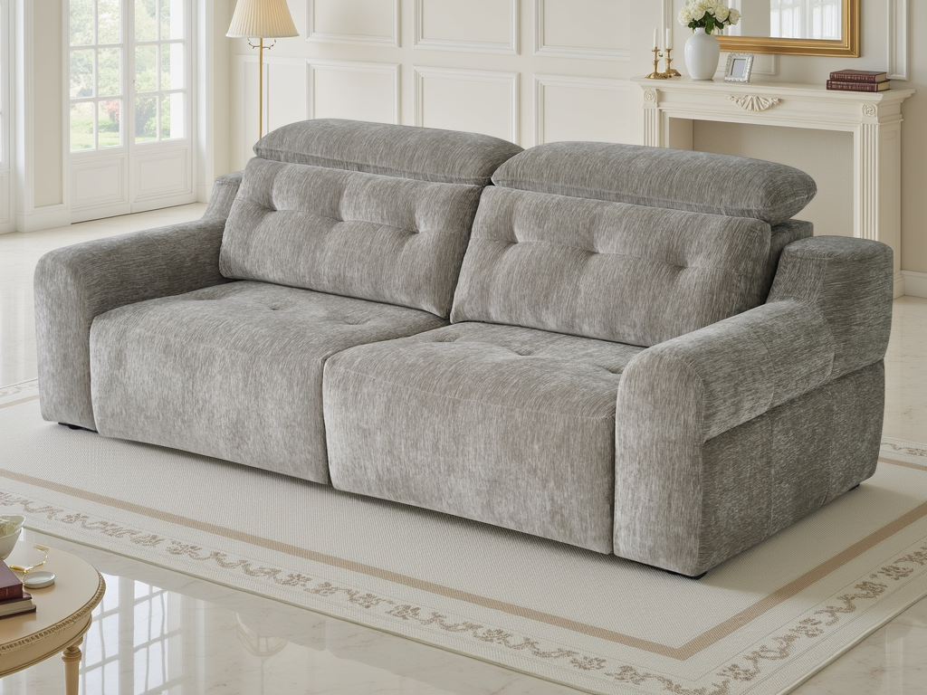 Harrison Electric Sofa Grey - The Sofa Bed Store