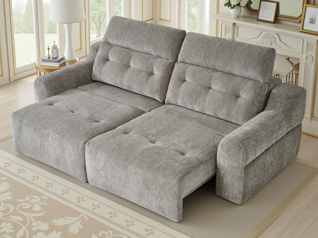 Harrison Electric Sofa Grey - The Sofa Bed Store