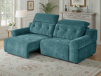 Harrison Electric Sofa Teal - The Sofa Bed Store