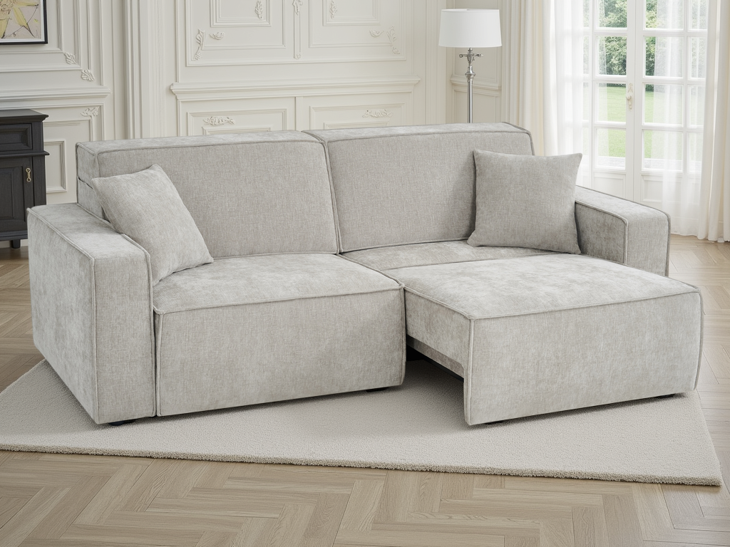Houston Electric Sofabed Beige 3 Seater - The Sofa Bed Store