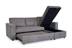 Omniya Sofabed Grey Universal Corner