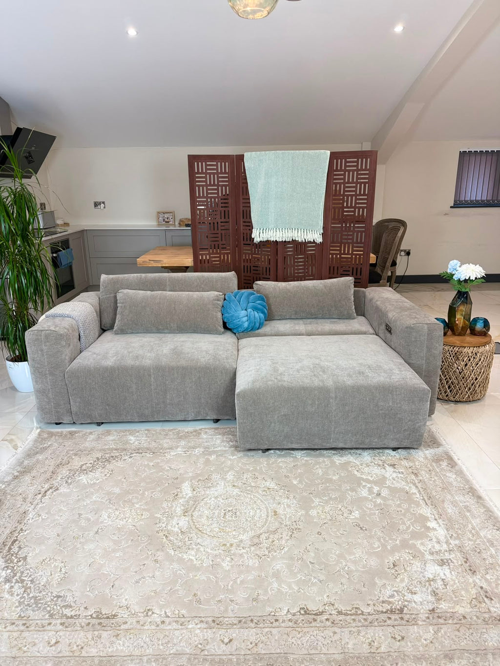 Prescott Electric Sofabed Beige